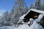 Födingeralm tief verschneit